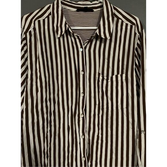 JANE AND DELANCEY Womens Button Back Tunic Blouse Shirt Top Plus Size 2X - Picture 5 of 6